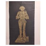 Gold Rubbing of British Knight Yeoman of the Crown