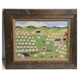 Framed Leo Bryant Amish Print