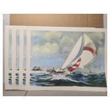 Lot of 4 signed and numbered by Frank Love