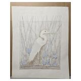 Tall bird print