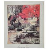 Crimson Tree Print by Barbara Hails