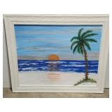 Laura Robinson beach sunset painting