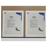 Pair of High Flight By John Gillespie Magee Jr