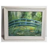 Signed Laura Robinson Painting on Canvas