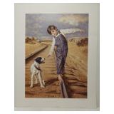 Jim Daly "Walking The Rails" print **