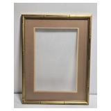 Gold Matted Frame with Glass 16 x 22