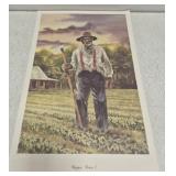 Jerry Nelson Haynes print choppin cotton