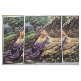 Lot of 3 Jesus prints by Sallman