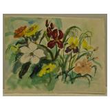 Water color art flowers by Laura robinson werner