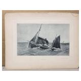 Vintage "A Grand Time" print