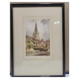 Vintage framed print St Helen