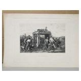 Vintage "The Captive Lions" print