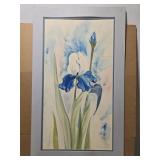 Framed watercolor painting by Laura Robinson
