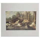 Print Boar Harassed by dogs BY F. Snyders