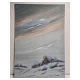 Oil on board painting by Bill Holmes