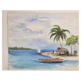 Watercolor Painting Artist Unknown