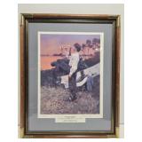 Signed 'In Battery' print by Donald Prechtel