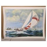 Lot of 12 Frank Lowe prints 3 are signed