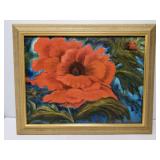 Laura Robinson hibiscus oil painting