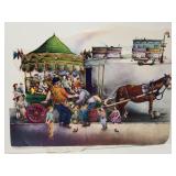 Seymour Rosenthal "Merry Go Round" print