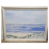 Laura Robinson beach oil painting