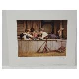 Jim Daly "Dominoes" print ***