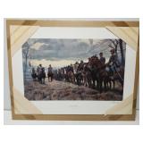 'Morgan's Raiders' print signed by Mort Kunstler