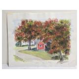 Fall In New England Painting by Laura Robinson 01