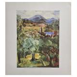 Moises Kisling Mediterranean Landscape Print