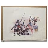 Signed Wayne Wu "The Gold" print