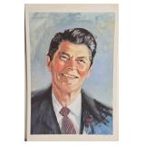 Signed & Numbered Frank Lowe Ronald Regan Prints