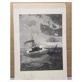 Vintage print George Barrie