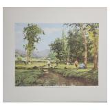 Landscape By Marsillach Print