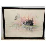 Laura Robinson Reflection watercolor painting