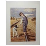 Jim Daly "Walking The Rails" print **