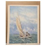 Vintage "Windward Sloop" print