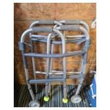 Lot of 2 aluminum walkers