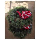 Lot of 2 large wreaths