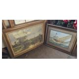 Lot of 2 large prints