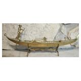 Vintage Venetian gondola figurine - Brass