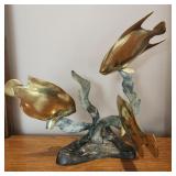 Brass fish decor