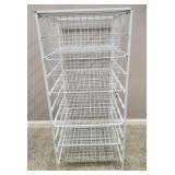 White 5 drawer organizer