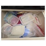 Estate lot of plastic containers