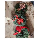 3 Christmas wreaths