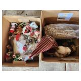 Estate lot of Christmas decor & more