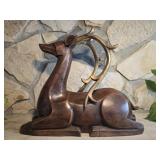 Plastic like deer decor