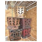 Lot of 5 planters