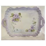 Hand painted porcelain dish