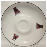 Alabama football serving dish