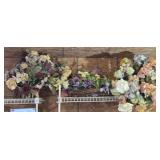 Large estate lot of faux flowers